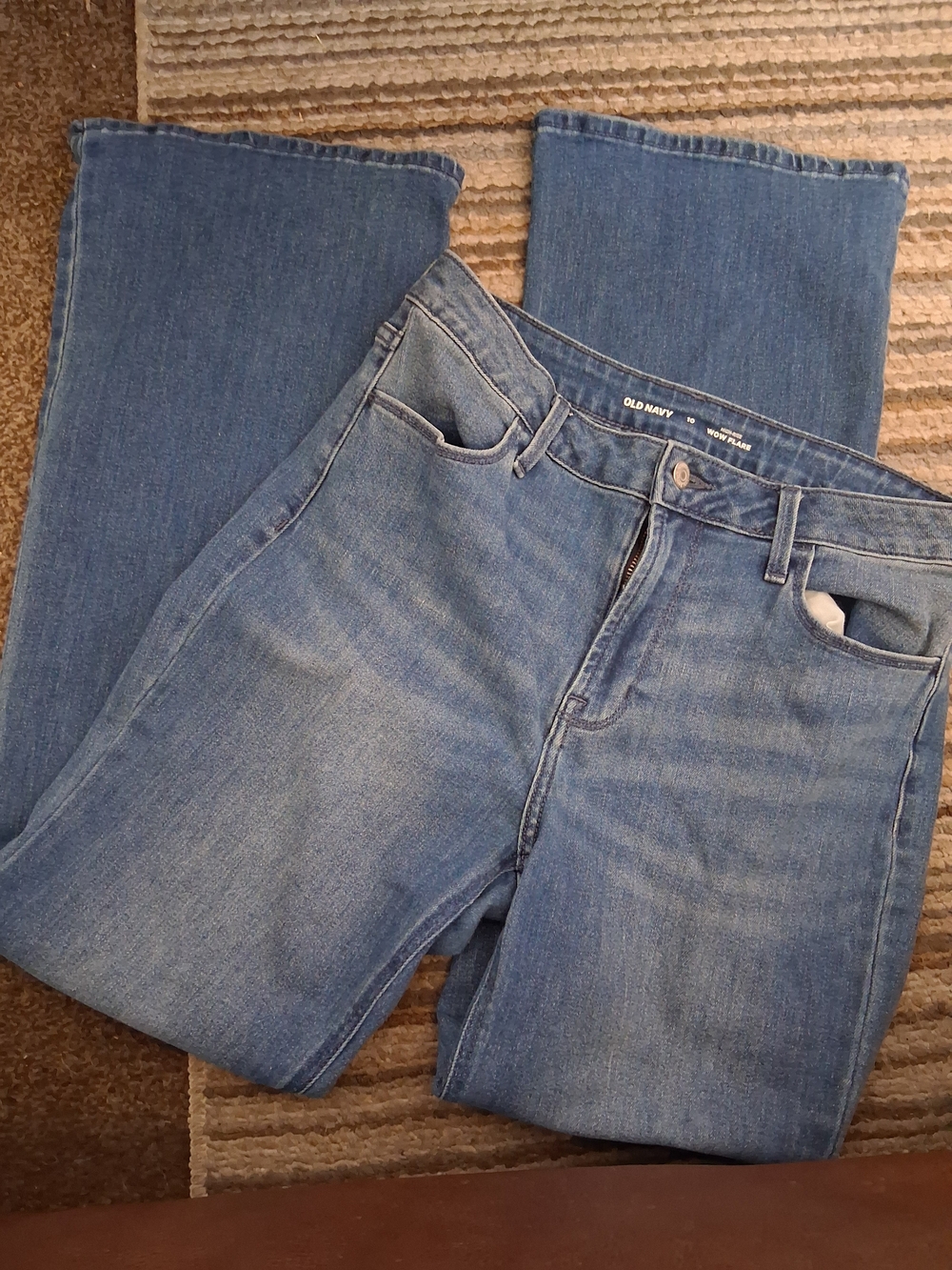 Old Navy Women's Medium Blue Wide-Leg Jeans